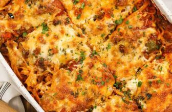 Baked Spaghetti Casserole- Spend With Pennies