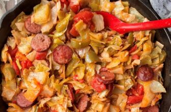 FRIED CABBAGE WITH SAUSAGE – The Southern Girl Cooks