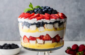 Creamy Berry Trifle – The Keep At House Chef