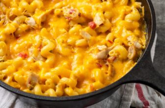 Creamy King Ranch Mac and Cheese