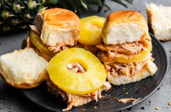Gradual Cooker Creamy BBQ Hen Sliders
