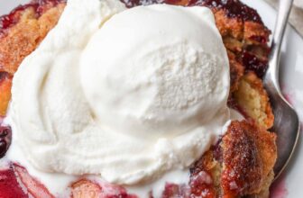 Blueberry Peach Cobbler – Barefeet within the Kitchen