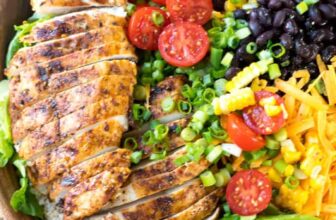 Southwest Salad with Lime French dressing