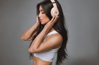 Kim Kardashian is again with a brand new Beats headphone collab