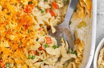 Rooster Noodle Casserole from Scratch