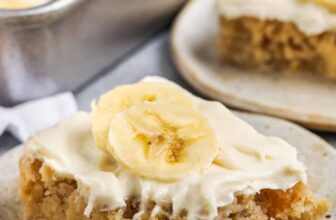 Banana Bars with Cream Cheese Frosting