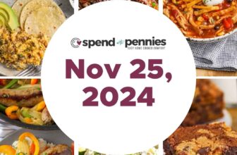 Weekly Meal Plan Nov 25, 2024