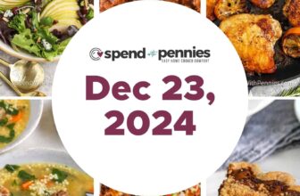 Weekly Meal Plan Dec 23, 2024