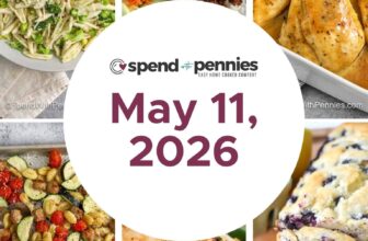 Weekly Meal Plan Might 11, 2026