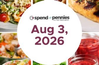Weekly Meal Plan Aug 3, 2026