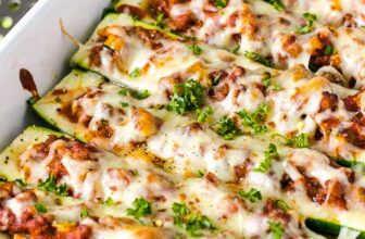 Simple Stuffed Zucchini Boats